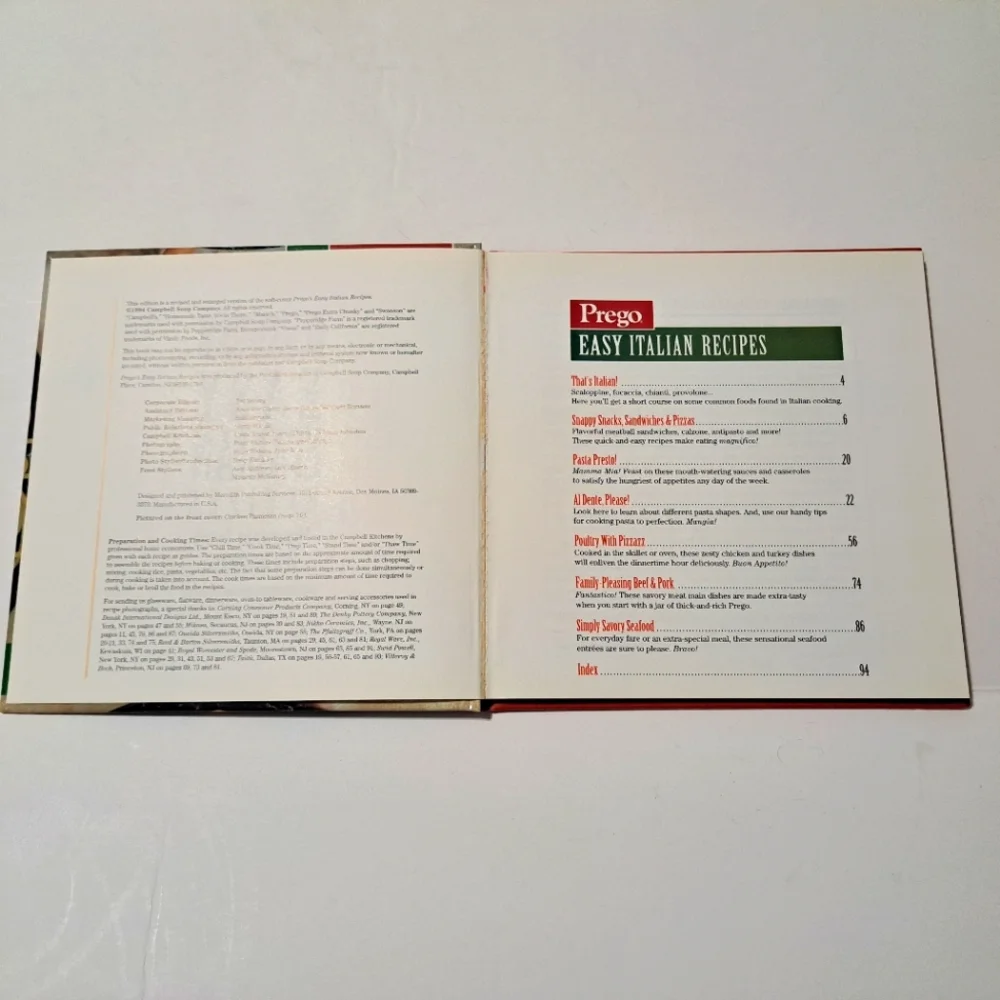 Prego Easy Italian Recipes